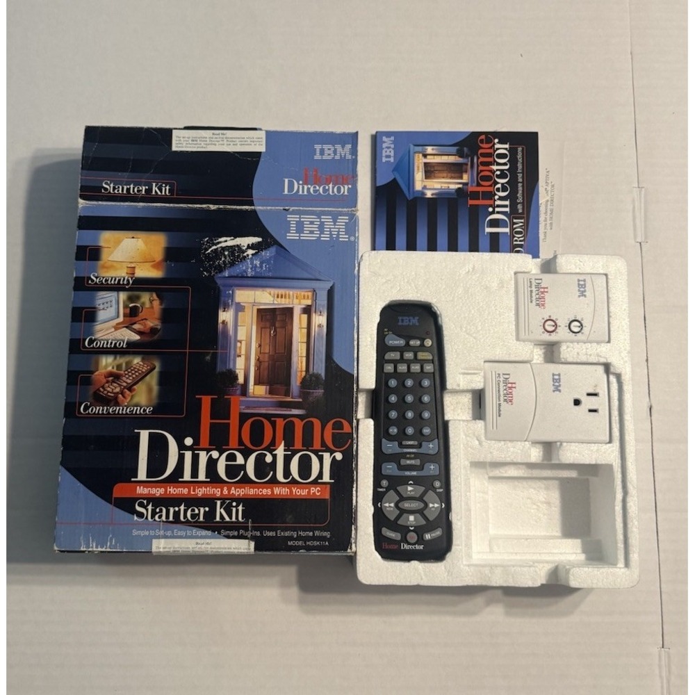 IBM Home Director Starter Kit Model HDSK11A CD ROM Included: Home Auto Read Desc